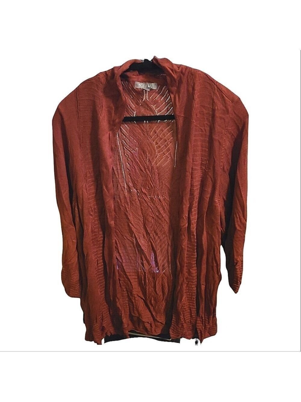 026 ROZ & ALI 3XL 3/4 SLEEVE CARDIGAN